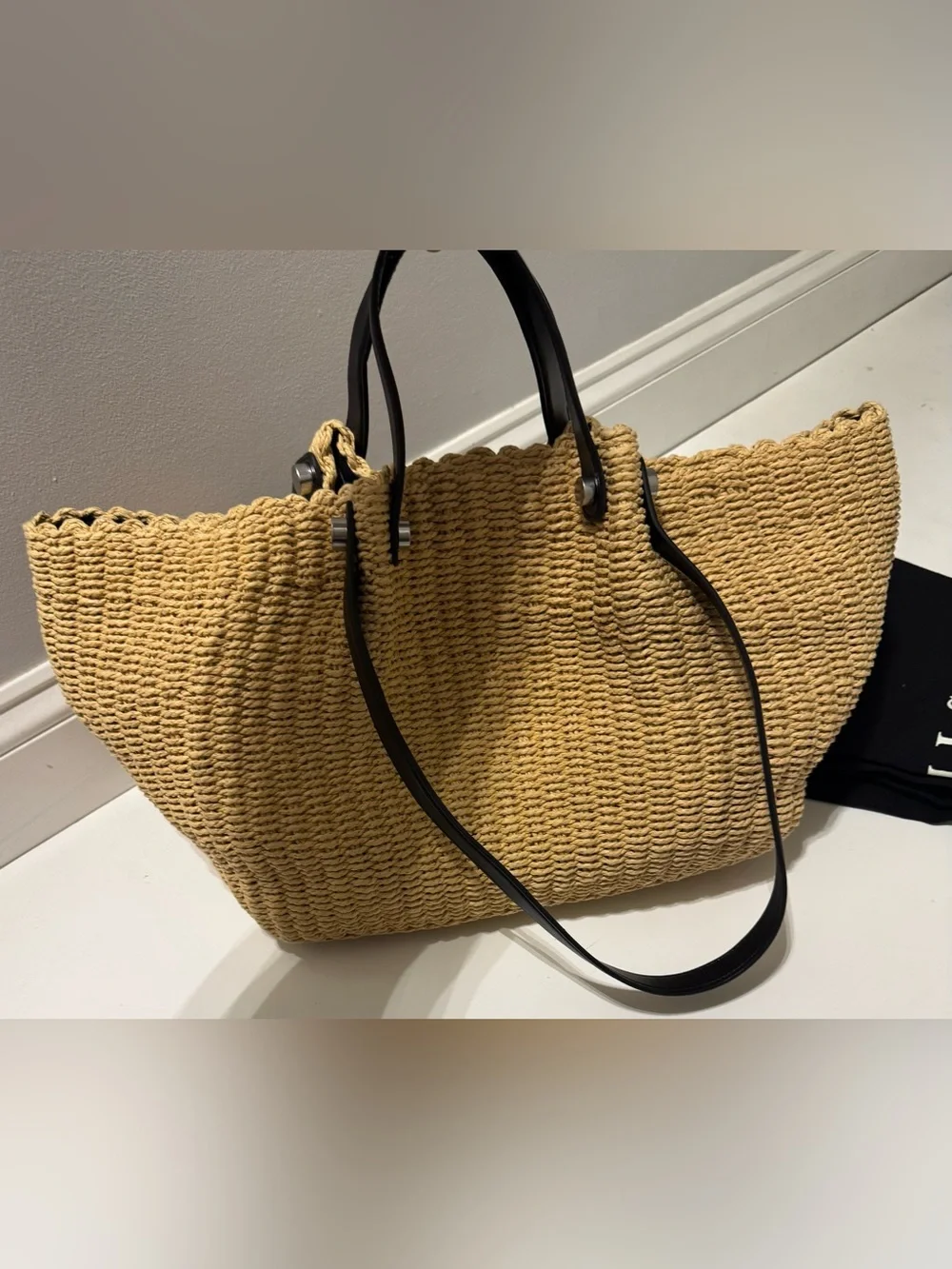 ALLSAINTS Allington Straw Tote